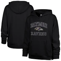 Women's '47  Black Baltimore Ravens Clarity Naomi Pullover Hoodie