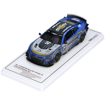 #24 NASCAR Next Gen Garage 56 2023 24 Hours of Le Mans Post-Race Weathered 1:43 Chevrolet Camaro ZL1 Prepared by Hendrick Motorsports