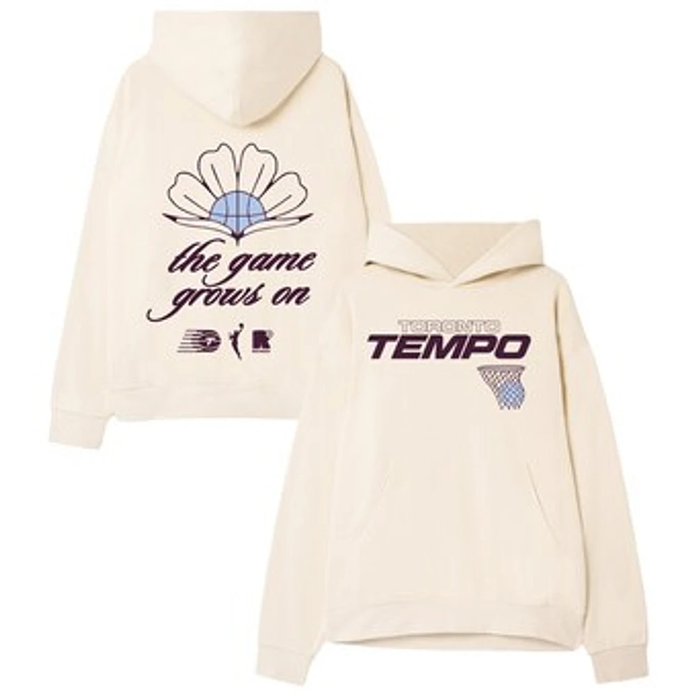 Unisex round21 Cream Toronto Tempo Launch Pullover Hoodie