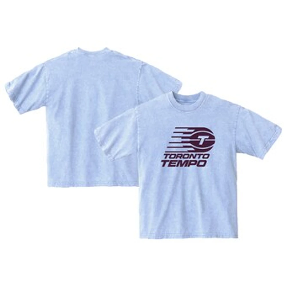 Unisex round21 Light Blue Toronto Tempo Hoops T-Shirt