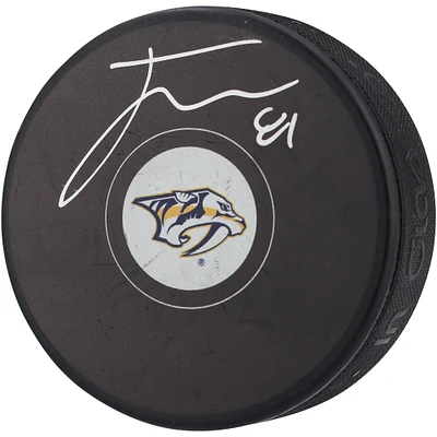 Jonathan Marchessault Nashville Predators Autographed Hockey Puck