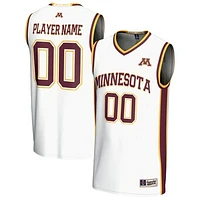 Youth GameDay Greats  White Minnesota Golden Gophers NIL Pick-A-Player Lightweight Men's Basketball Jersey