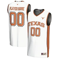 Youth GameDay Greats  White Texas Longhorns NIL Pick-A-Player Lightweight Men's Basketball Jersey