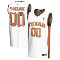 Youth GameDay Greats  White Texas Longhorns NIL Pick-A-Player Lightweight Men's Basketball Jersey