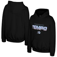 Youth Stadium Essentials Black Toronto Tempo Puff Pullover Hoodie