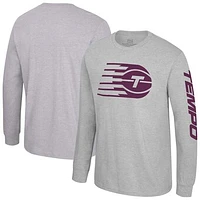 Unisex Stadium Essentials  Heather Gray Toronto Tempo Origins Long Sleeve T-Shirt