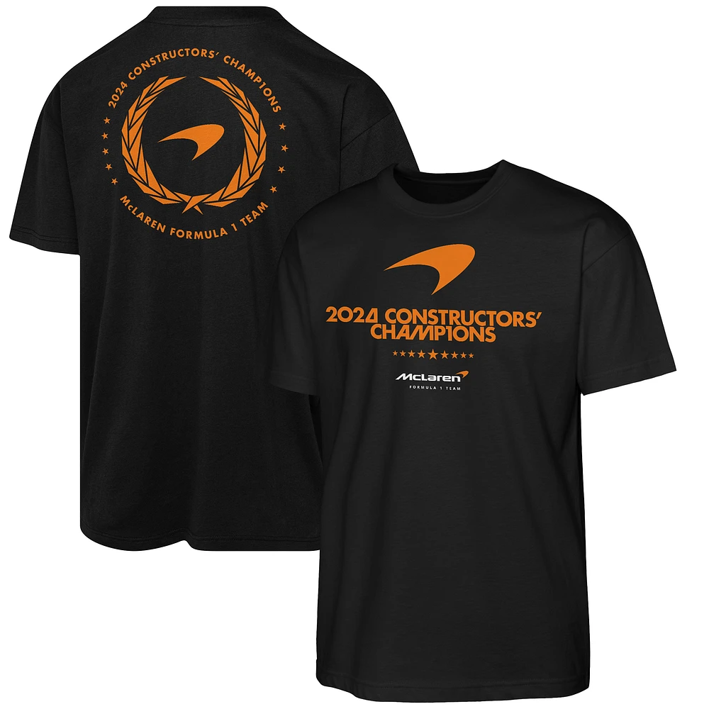 Men's Black McLaren F1 Team 2024 Constructors' Cup Champion T-Shirt