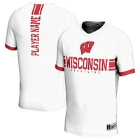 Unisex GameDay Greats White Wisconsin Badgers Lightweight Collegiate Wrestling NIL Fashion Jersey
