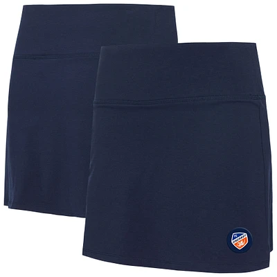 Women's Concepts Sport  Navy FC Cincinnati Market Knit Tri-Blend Skort
