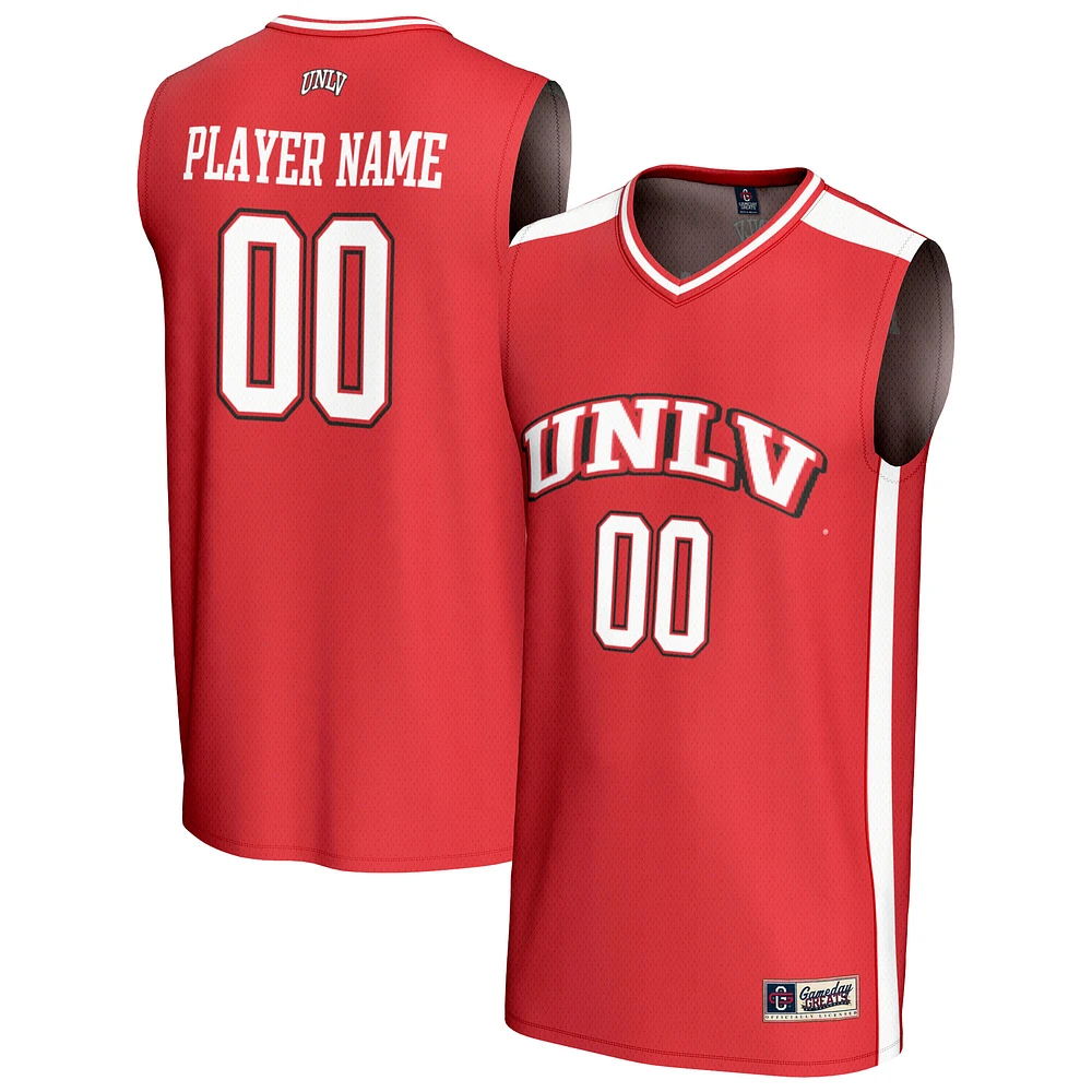 Unisex GameDay Greats Scarlet UNLV Rebels NIL Pick-A-Player Men's Basketball Fashion Jersey