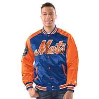 Men's Starter  Royal New York Mets Varsity Full-Snap Jacket