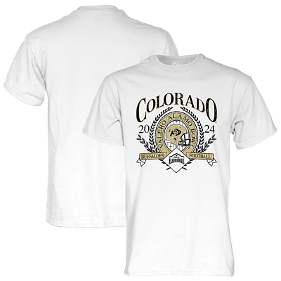 Unisex Blue 84 White Colorado Buffaloes 2024 Alamo Bowl T-Shirt