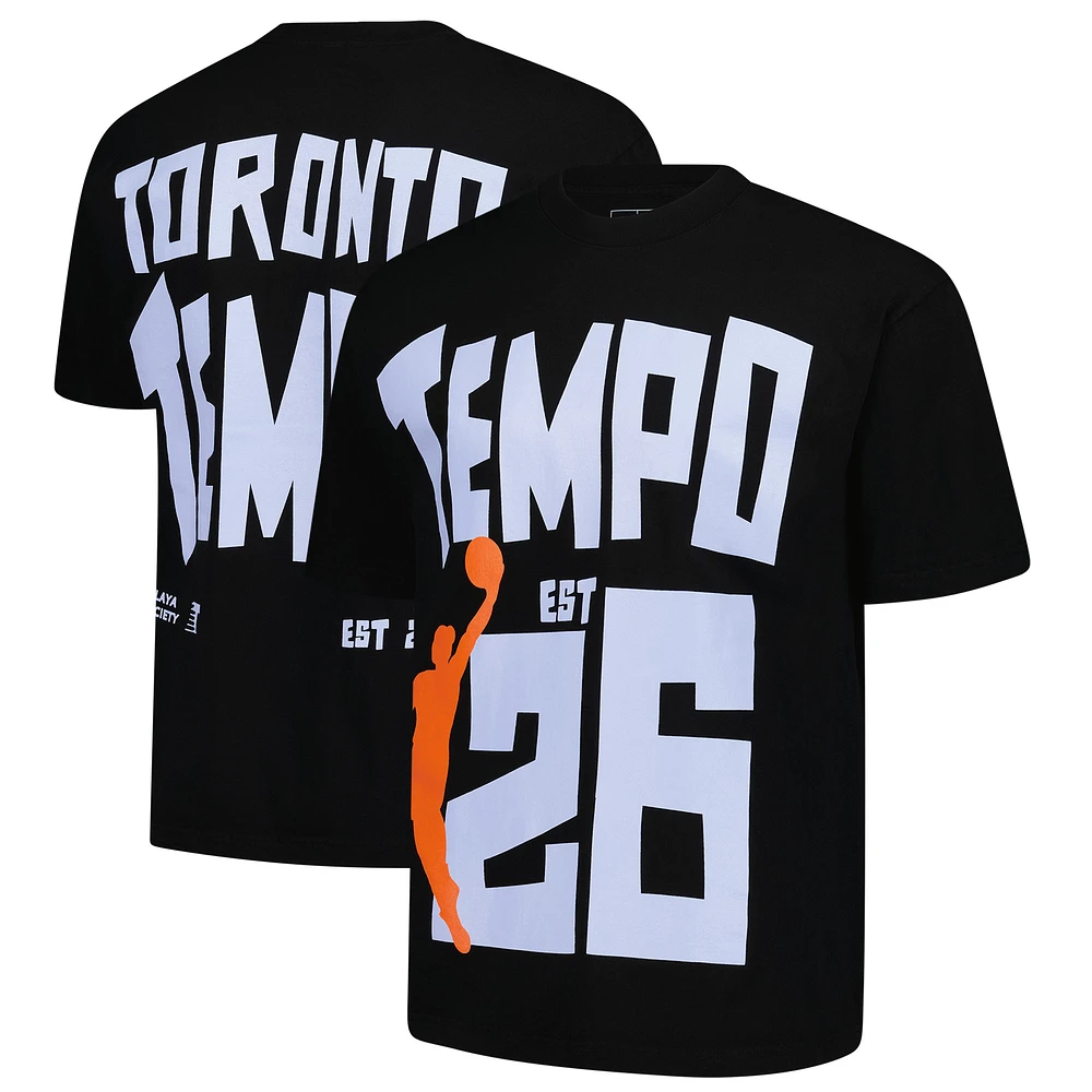 Unisex Playa Society  Black Toronto Tempo Team T-Shirt