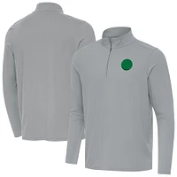 Men's Antigua Pittsburgh Steelers St Patrick Day Intent Quarter-Zip Pullover Top