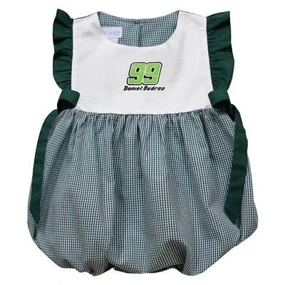 Girl's Infant Vive La Fete  Green Daniel Suarez Gingham Bubble Dress