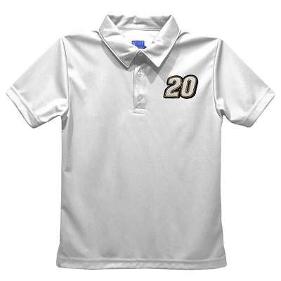 Toddler Vive La Fete  White Christopher Bell Polo