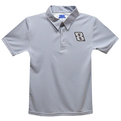 Toddler Vive La Fete  Gray Kyle Busch Stripe Polo