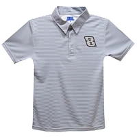 Toddler Vive La Fete  Gray Kyle Busch Stripe Polo