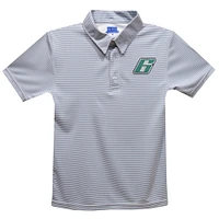 Toddler Vive La Fete  Gray Brad Keselowski Stripe Polo