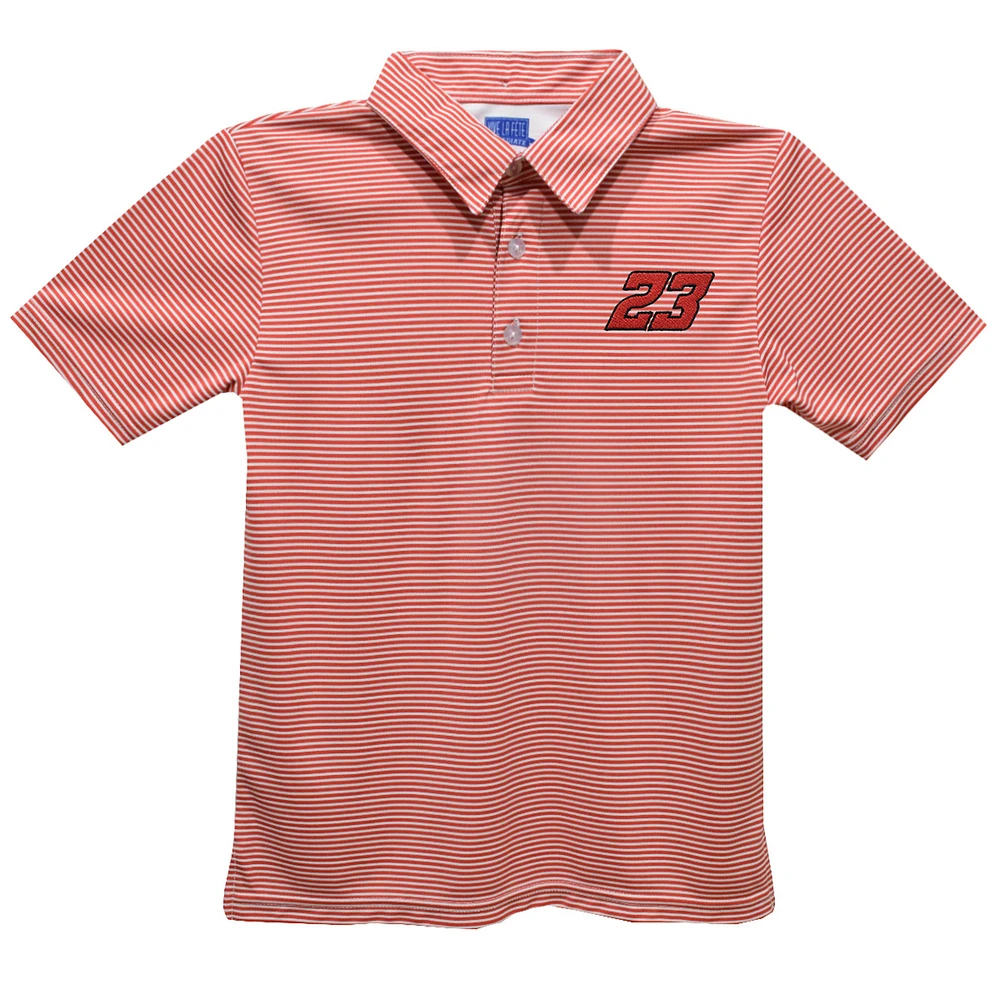 Toddler Vive La Fete Red Bubba Wallace Stripe Polo