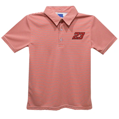 Toddler Vive La Fete  Red Bubba Wallace Stripe Polo