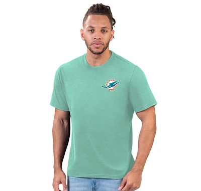Men's Margaritaville Mint Miami Dolphins Wastin' Away T-Shirt