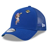 Men's New Era  Royal Chicago Cubs 2025 Big League Chew A-Frame 9FORTY Adjustable Trucker Hat