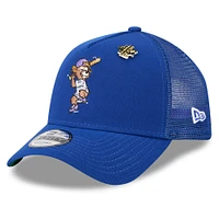 Men's New Era  Royal Chicago Cubs 2025 Big League Chew A-Frame 9FORTY Adjustable Trucker Hat