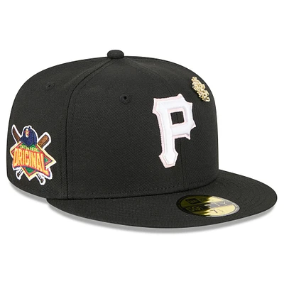 Men's New Era  Black Pittsburgh Pirates 2025 Big League Chew 59FIFTY Fitted Hat