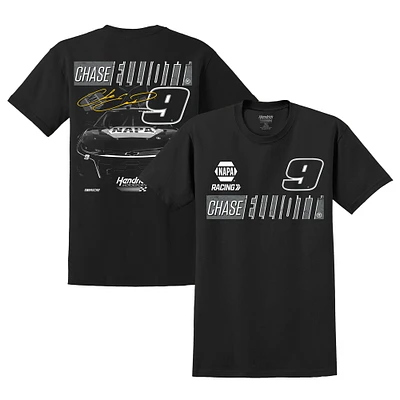 Men's Hendrick Motorsports Team Collection Black Chase Elliott NAPA Tonal T-Shirt