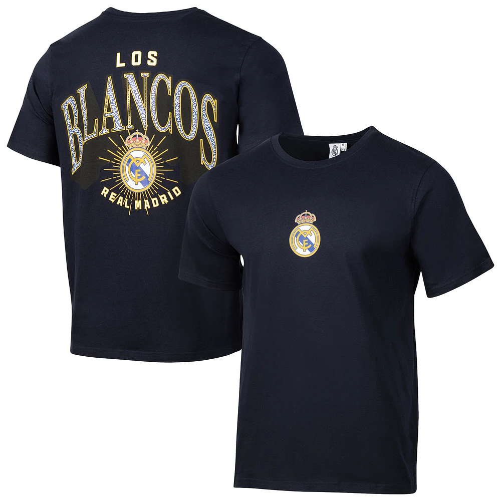 Men's Sport Design Sweden Navy Real Madrid Lifestyle '90s T-Shirt