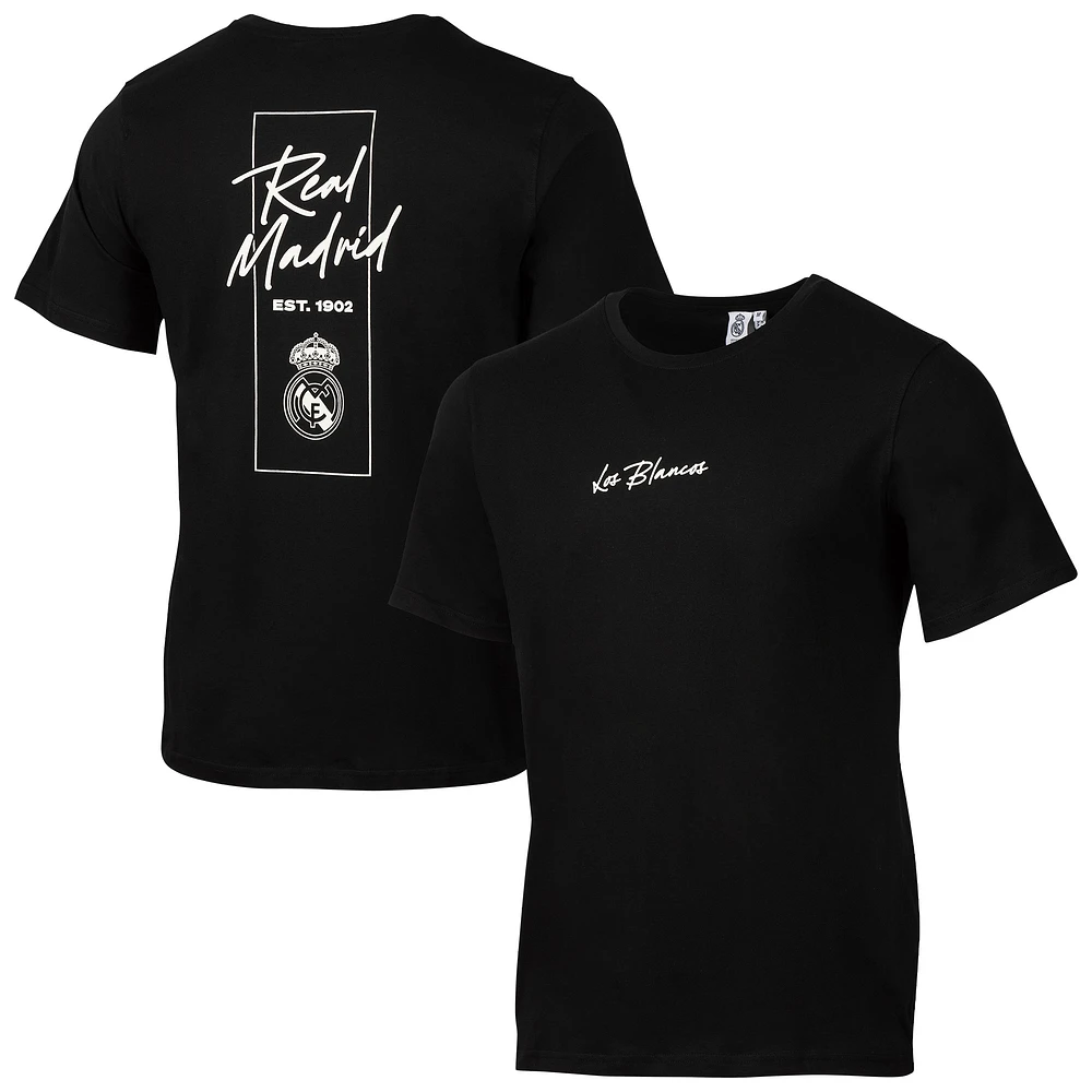 Men's Sport Design Sweden Black Real Madrid Lifestyle Streetwear T-Shirt