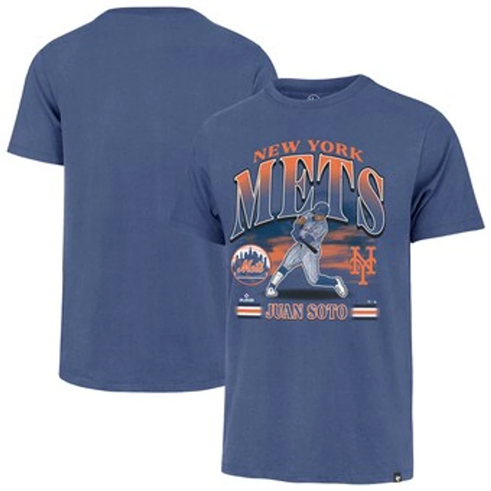 Men's '47 Juan Soto Royal New York Mets Graphic T-Shirt