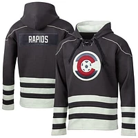 Men's Charcoal Colorado Rapids  Jersey Hook Hockey Pullover Hoodie