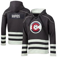 Men's Charcoal Colorado Rapids  Jersey Hook Hockey Pullover Hoodie