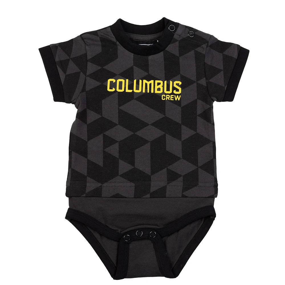 Infant Sport Design Sweden Charcoal Columbus Crew Body T-Shirt Bodysuit