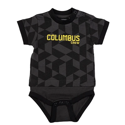 Infant Sport Design Sweden  Charcoal Columbus Crew Body T-Shirt Bodysuit