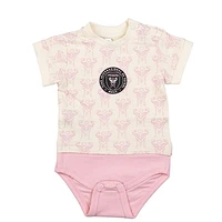 Infant Sport Design Sweden  Cream Inter Miami CF Body T-Shirt Bodysuit