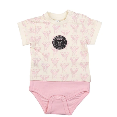 Infant Sport Design Sweden  Cream Inter Miami CF Body T-Shirt Bodysuit