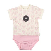 Infant Sport Design Sweden  Cream Inter Miami CF Body T-Shirt Bodysuit