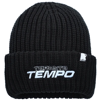 Unisex round21 Black Toronto Tempo Logo Beanie