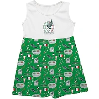 Girls Youth Vive La Fete  Green Mexico National Team Tank Top Dress