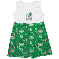 Girls Youth Vive La Fete  Green Mexico National Team Tank Top Dress