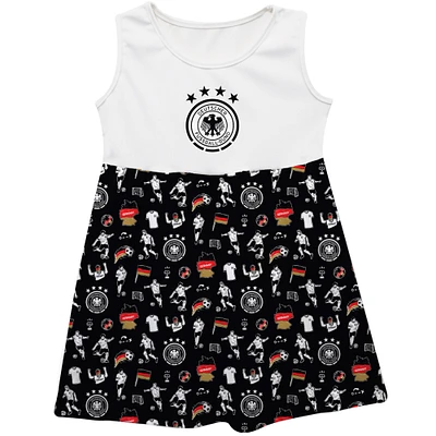 Girls Youth Vive La Fete  Black Germany National Team Tank Top Dress