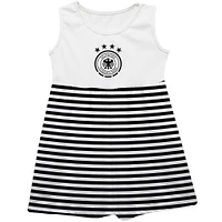 Girls Youth Vive La Fete  Black Germany National Team Striped Tank Top Dress