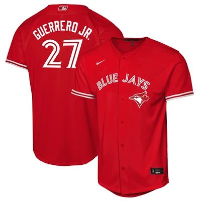 Youth Nike Vladimir Guerrero Jr. Red Toronto Blue Jays Canada Day Replica Jersey