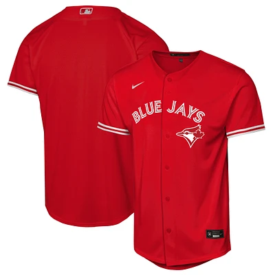 Youth Nike  Red Toronto Blue Jays Canada Day Replica Jersey
