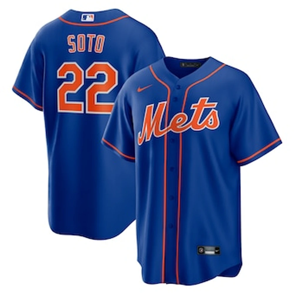 Men's Nike Juan Soto Royal New York Mets Replica Player Jersey