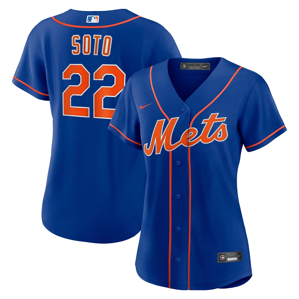 Women's Nike Juan Soto Royal New York Mets Alternate Replica Baseball Jersey