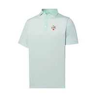 Men's FootJoy  Light Green Arnold Palmer Invitational Checker Print Lisle Polo
